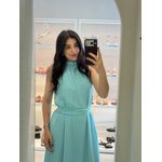 Vestido Clara Longo Azul