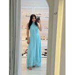 Vestido Clara Longo Azul