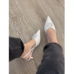 Scarpin Anne Off white