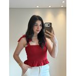 Blusa de Laço Vermelha