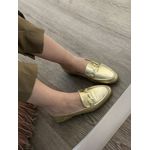 Mocassim Paty Dourado