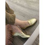Mocassim Paty Dourado