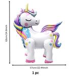 Unicórnio Metalizado 3D