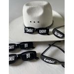 Óculos de Sol Retrô Preto Personalizado para Festas