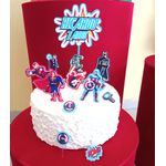 Topo de Bolo Vingadores - Aniversário