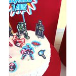 Topo de Bolo Vingadores - Aniversário