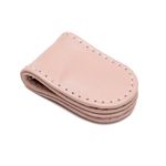 Clip Organizador Para Fone De Ouvido Couro Rosa Bebe