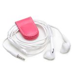 Clip Organizador Para Fone De Ouvido Couro Pink