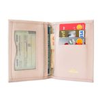 PORTA DOCUMENTOS COURO NOME AMOR ROSA ROSA BEBE