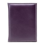 PORTA DOCUMENTOS COURO ROXO