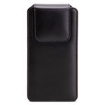 CAPA PARA CELULAR COURO CLIP CINTO PREMIUM EXGG 17,5X8,5X1,5CM PRETO