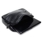BOLSA PARA NOTEBOOK DE COURO PRETO