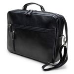 BOLSA PARA NOTEBOOK DE COURO PRETO