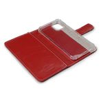 CAPA CARTEIRA COURO NOME BORBOLETAS VERMELHO