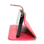CAPA CARTEIRA COURO NOME BORBOLETAS PINK