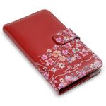 CAPA CARTEIRA COURO NOME DAUPHINE VERMELHO