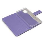 CAPA CARTEIRA COURO NOME GALAXY LILAS
