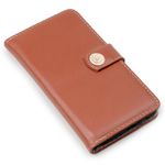 CAPA CARTEIRA COURO STRASS CARAMELO