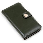 CAPA CARTEIRA COURO STRASS OLIVA