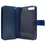 CAPA CARTEIRA COURO 8 CARTOES AZUL