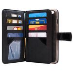 CAPA CARTEIRA COURO 8 CARTOES PRETO