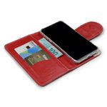 CAPA CARTEIRA COURO JOHARI VERMELHO