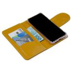CAPA CARTEIRA COURO JOHARI MOSTARDA