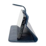 CAPA CARTEIRA COURO NOME AZUL