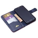 CAPA CARTEIRA COURO NOME AMOR ROSA AZUL