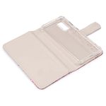 CAPA CARTEIRA COURO NOME AMOR ROSA MARFIM