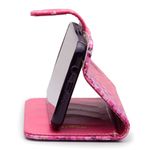 CAPA CARTEIRA COURO NOME AMOR ROSA PINK