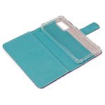 CAPA CARTEIRA COURO NOME AMOR ROSA HORTENSIA