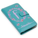 CAPA CARTEIRA COURO NOME BORBOLETAS HORTENSIA