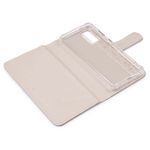 CAPA CARTEIRA COURO NOME BORBOLETAS MARFIM