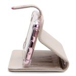 CAPA CARTEIRA COURO NOME BORBOLETAS MARFIM