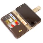 CAPA CARTEIRA COURO NOME BORBOLETAS MARROM