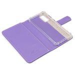 CAPA CARTEIRA COURO NOME BORBOLETAS LILAS