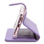 CAPA CARTEIRA COURO NOME BORBOLETAS LILAS