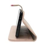 CAPA CARTEIRA COURO NOME BORBOLETAS ROSA BEBE