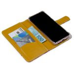 CAPA CARTEIRA COURO NOME DAUPHINE MOSTARDA