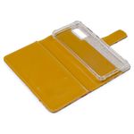 CAPA CARTEIRA COURO NOME DAUPHINE MOSTARDA