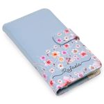 CAPA CARTEIRA COURO NOME DAUPHINE AZUL BEBE