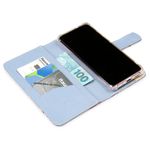 CAPA CARTEIRA COURO NOME DAUPHINE AZUL BEBE