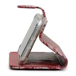 CAPA CARTEIRA COURO NOME DAUPHINE VERMELHO