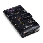 CAPA CARTEIRA COURO NOME GALAXY PRETO