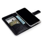 CAPA CARTEIRA COURO NOME GALAXY PRETO