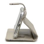 CAPA CARTEIRA COURO NOME GALAXY MARFIM