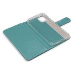 CAPA CARTEIRA COURO NOME GALAXY HORTENSIA