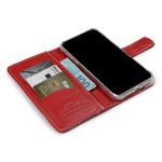 CAPA CARTEIRA COURO NOME GALAXY VERMELHO