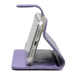 CAPA CARTEIRA COURO NOME GALAXY LILAS